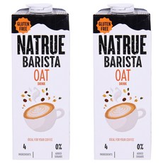 NATRUE 咖啡師燕麥奶, 2瓶, 1L
