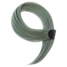 彩虹漸層雙色造型彩色髮片, 1個, 深綠色