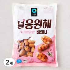 청정원 널 응원해 비엔나, 1kg, 2개