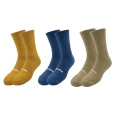 woawoa colorwool經典素色極致速乾羊毛襪-高筒-m-3入組