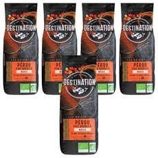 데스티네이션 유기농 페루 아라비카 분쇄커피, 250g, 5개