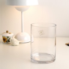 Samho Glass 圓形玻璃花瓶 2入, 透明