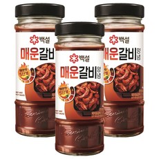 CJ BEKSUL 白雪 辣味排骨醬, 490g, 3個