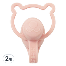 Bebe2781幼兒用副食品防漏蓋, 2個, C3粉紅色, 100ml