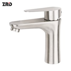 Zrid 不鏽鋼單孔臉盆浴室水龍頭 ZD-5010, 1個