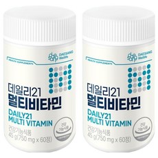 대상웰라이프 데일리21 멀티비타민 60p, 45g, 2개