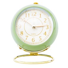 Homeblic 簡約感性粉彩桌鐘, 綠色