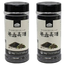 WOOYOUNG Attakkoshi 全鑄鐵鍋焙炒更香醇的炒黑芝麻, 200g, 2個