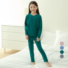 LollyTree 兒童彈性刷毛保暖家居服