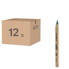 LYRA 兒童三角原木鉛筆 12cm, 單一顏色, 12支