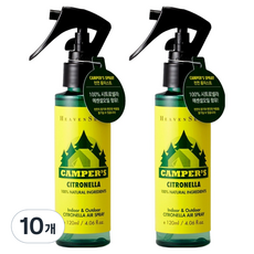 CAMPER'S Heavensense 香茅噴霧, 10個, 120ml