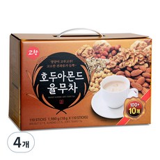 고향 호두아몬드 율무차, 18g, 110개입, 4개