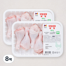 목우촌 무항생제 인증 닭다리 북채 (냉장), 400g, 8팩