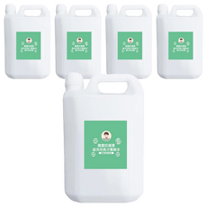 BUBUBOSS 寶寶防護罩 盥洗用具次氯酸水 補充瓶, 4L, 5瓶