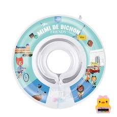 Mid-Bichon 嬰兒頸管 + 沐浴溫度計套裝, 1組, 藍色