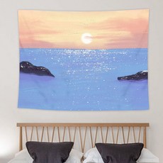 MA 立體感手繪掛毯, 粼粼波光