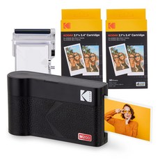 KODAK 柯達 Mini 2 ERA 相片印表機 相片印表機 + 墨水匣 68p 套裝黑色, 黑色, M200