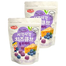 Bebest 初嚐香脆起司方塊, 藍莓, 16g, 2個