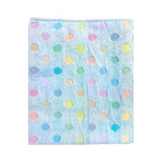 Gemini 双星毛巾 無捻紗彩球浴巾 棉紗, 藍色, 1條