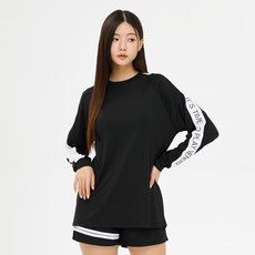 VENDIS 中性款文字印花拼色防曬長袖泳衣 C279