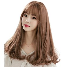 준 블랑 통가발 320g + 가발망, 허니브라운, 1개