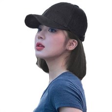 GABAL WITH 君珍妮短帽假髮+假髮網, 自然黑, 1個