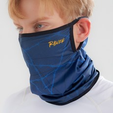 RAVER C2 涼感頸圍 運動涼感口罩, 海軍藍線條