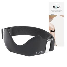 아리프 실리콘 파텔라 무릎 보호대, 1개, 블랙