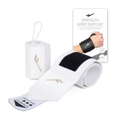 PRO-SPECS 力量護腕 左右套組, 5套, 白色