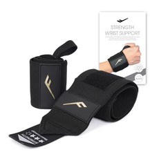 PRO-SPECS 力量護腕 左右組, 2套, 黑色