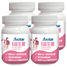 A star 犬專用益生菌 6個月以上成犬/幼犬 60g, 腸胃, 4罐