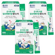 키즈텐 온가족 이뮨 알로에베라겔 젤리스틱 14p, 280g, 3개