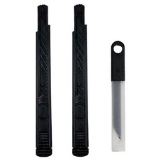 모노페이지 전문가용 다목적 고급 커터칼 2p + 칼날 10p 세트, 혼합색상, 1세트 혼합색상, 1세트