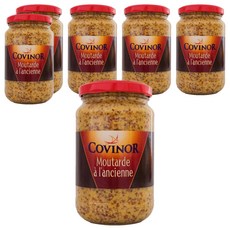 科比諾 全穀物芥末醬, 6個, 350g