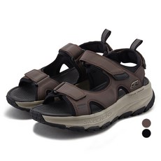 SKECHERS 男款豪華登山涼鞋