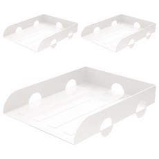 SHUTER 樹德 OA公文分類架 白色 3入1組, 1層