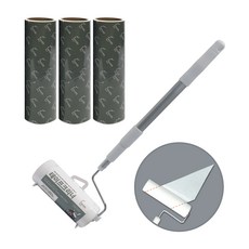 Home&Me 超強力斜撕除塵滾輪 3段式本體 + 收納架 + 60次補充包 3入組, 1套