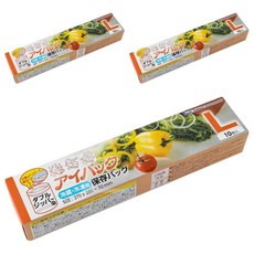 食物保鮮密封袋 -雙層密封保鮮、冷藏冷凍皆適用, 3盒, 大, 1盒