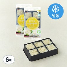 우리땅 유기가공식품 인증 다진 콜리플라워 (냉동), 100g, 1개입, 6개, 100g