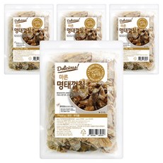 해맑은푸드 마른명태껍질, 400g, 4개