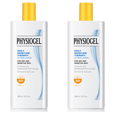 피지오겔 데일리 모이스쳐 테라피 유브이 썬 로션 SPF50+ PA+++, 100ml, 2개