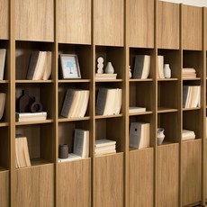 까사미아 하벨 책장 방문설치, 내추럴