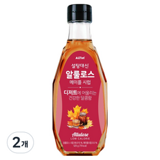 설탕대신 알룰로스 메이플 시럽, 525g, 2개