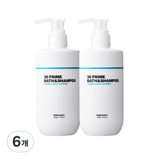 BEBEGANIC 30Prime孩童積雪草2合1洗髮沐浴乳, 280g, 6個