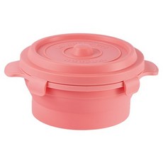 HOUSUXI 舒希 鑄鐵鍋折折盒, 桃粉色, 1個