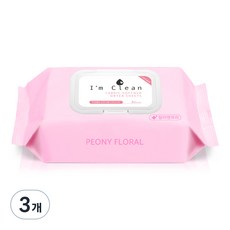 아임클린 건조기용 드라이시트 섬유유연제 피오니플로랄 본품, 3개, 80매