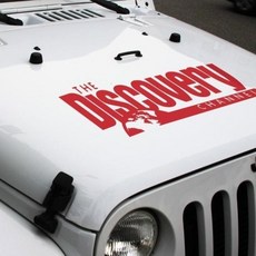 Creco Discovery Channel 大型汽車貼紙, 紅色, 1個