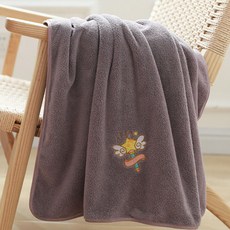 Titan 特大尺寸海灘巾 180 x 90 cm, 1個, 紫色 條紋