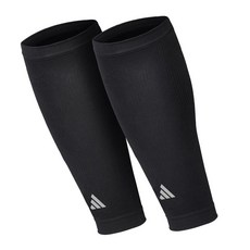 adidas 愛迪達 壓縮小腿套 2入, 1組, 黑色