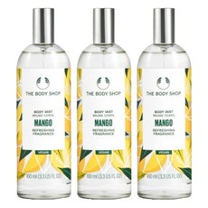 더바디샵 망고 바디 미스트 과일향, 100ml, 3개